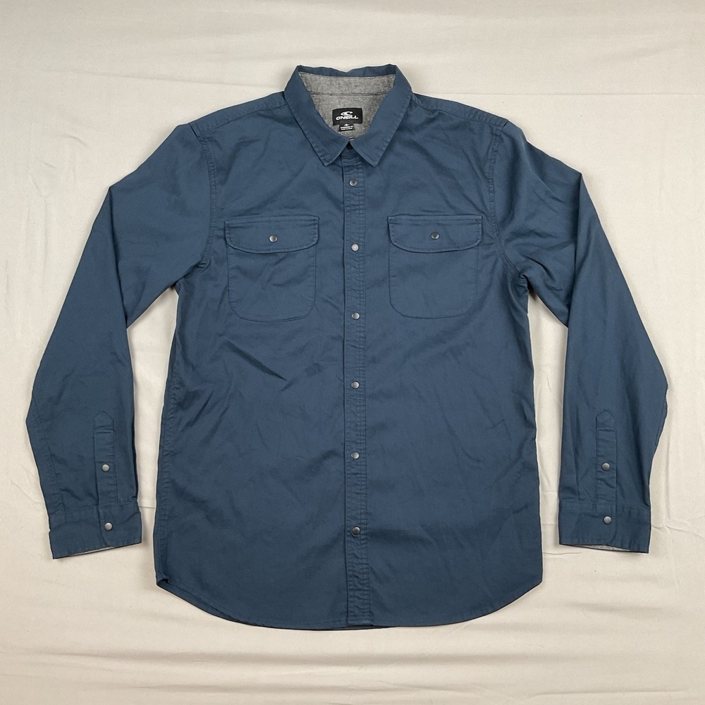 Oneill Utility Button Down Shirt Coastal Minimalist Rugged‎ Gorpcore Fall Medium